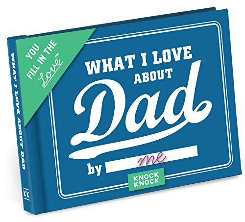 What I Love About Dad Journal, Fathers day