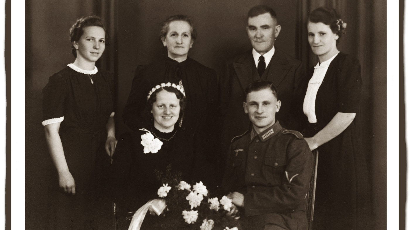 Old family photo. Remember your loved ones