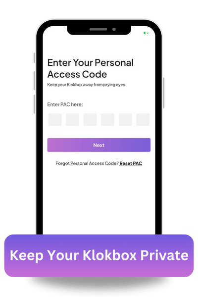 Keep Your Klokbox Private