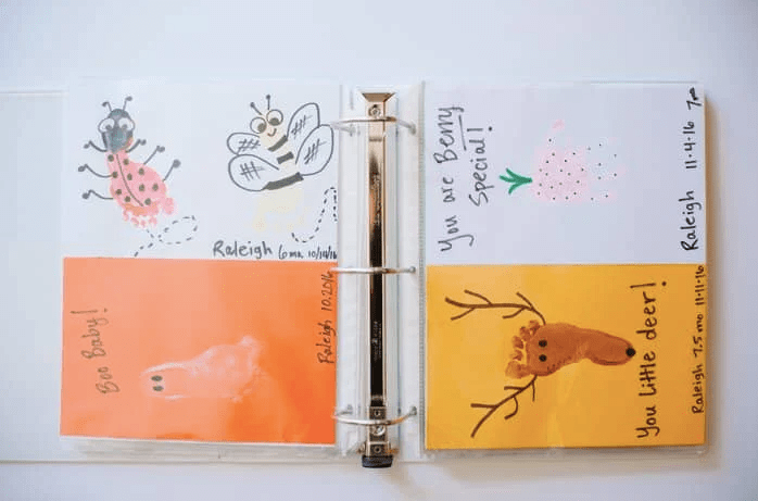 kids artwork display